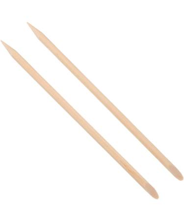 Walmeck 100PCS Nail Art Wood Sticks Wooden Cuticle Remover Pusher Manicure Pedicure Tool Disposable - Buy Online on GoSupps.com