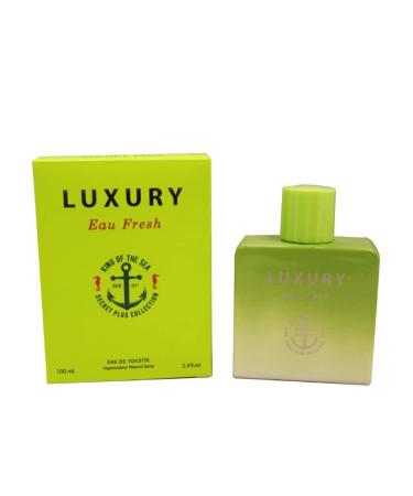 Luxury Eau Fresh Eau de Toilette Aromatic Aquatic fragrance for Men 3.4 oz
