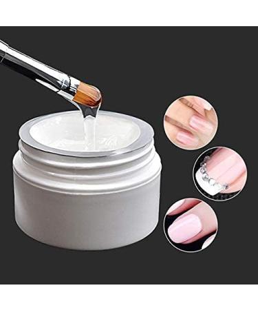 Warm Girl Builder Nail Gel For Nails Kit 36W UV/LED Nail Lamp 3 Colors UV Nail Gel 12Pcs Glitter Powders Top Coat Nail Brush Nail Tips Nail Art Set 267 - Buy Online on GoSupps.com
