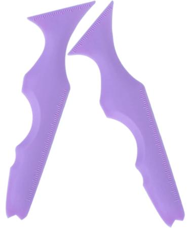 Didiseaon 8 Pcs Silicone Beauty Ruler Eyelash Spoolies Eyeliner Guide Template Eyeliner Guide Aid Blindfold - Buy Online on GoSupps.com