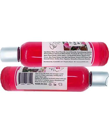 Vitamin E Lingonberry Body Wash Cleanser 8oz | Fruity Shower Gel with Provitamin B5 & Red Seaweed | Made in USA | Ideal for Bathing Shampoo & Bubble Bath - Buy Online on GoSupps.com
