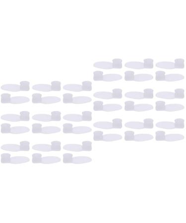 Nursing Clip Board 2 Sets 10 Pairs Shaped Men Relief Toe Bunion for Orthotics Stretchy Separate Separator Individual Women Alignment Overlapping Straightener Nailt Stretcher Foot Whitex2pcs 5X3.1X1.2CMx2pcs