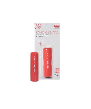 PRETTYSKIN Moisture Lip Balm 0.15oz.(4.5g) Smooth Soft Texture Hydrating Natural Shine Glossy korean lip balm (Peach)