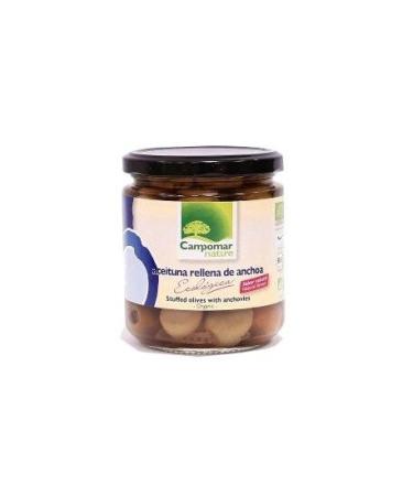 CAMPOMAR NATURE Campomar Nature Organic Stuffed Green Olives 350g