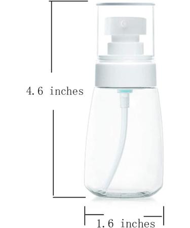 2 oz Travel Size Leakproof Pump Bottles - BPA-Free Refillable Containers for Lotion, Liquid Soap, Essential Oils - Clear Pink Blue - Buy Online on GoSupps.com