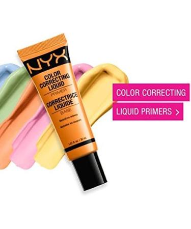  NYX PROFESSIONAL MAKEUP NYX Professional Makeup Color Correcting Liquid Primer for Face - Radiant Effect for Light to Medium Skin Tones - Yellow 01 - 30 ml - Buy Online on GoSupps.com
