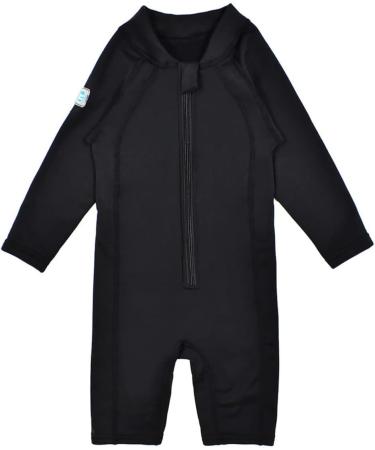 Splash About Kids Thermaswim One Piece Swimsuit - Black (4-6 Years) - Buy Online on GoSupps.com