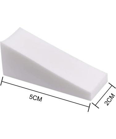 16pcs Nail Art Sponges Make Up Wedges Cosmetic Wedges Nail Art Sponges Triangle Shape Foundation Beauty Tool Triangle Make Up Sponges Cosmetic Sponge Wedges for Girls Women Beauty Tool(White) - Buy Online on GoSupps.com