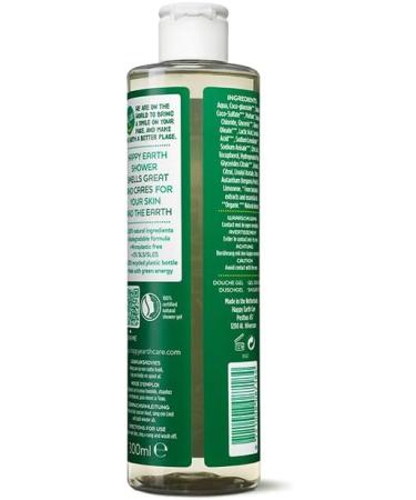 Happy Earth Shower Gel For Women and Men Shower gel 100 Natural Ingredients & Vegan Bergamot Cedarwood 300 ML - Buy Online on GoSupps.com