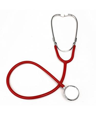 Pro Dual Head EMT Stethoscope for Doctor Nurse Vet Medical Student Health Blood Red
