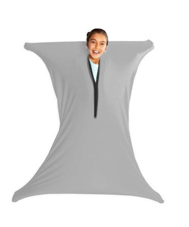 Body Sock Sensory Sox Deep Pressure Stimulation Suitable age 3-18 sensory durable seams asd child stretchy for Children and Adults with Sensory Proceessing Disorders or Autism ( Color : Gray A Size XL/X-Large-74*165cm Gray a