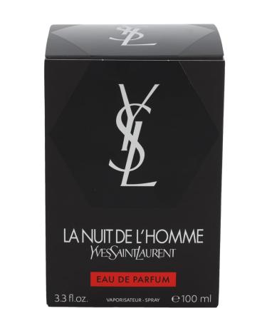 Yves Saint Laurent La Nuit De Lhomme Eau De Parfum Spray For Men (New 2019 Launch) 3.3 Ounce - Buy Online on GoSupps.com