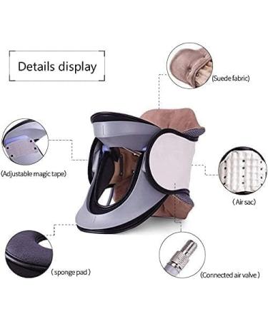 SSDDDLZEQ Adjustable Inflatable Neck Brace Collar | Optimal Cervical Spine Support for Medical Care | International Shipping Available - Buy Online on GoSupps.com