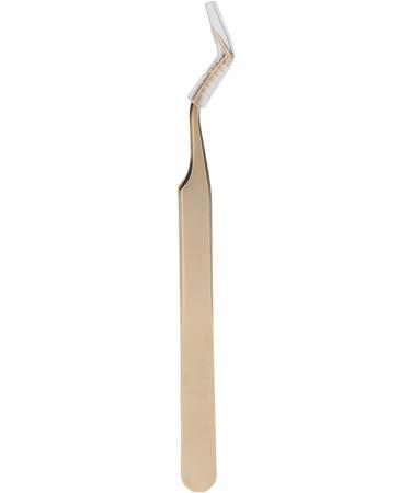 Eyelash Extension Tweezers - Precision Stainless Steel Professional Grade Golden Finish Strong Hardness - Buy Internationally - Buy Online on GoSupps.com