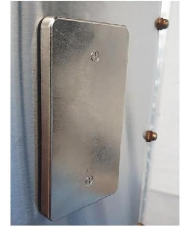 Geo-Versand Unisex Adult Geocaching Hideout Magnetic D5 Metal Plate - Silver Geocache Cover for International Shipping - Buy Online on GoSupps.com