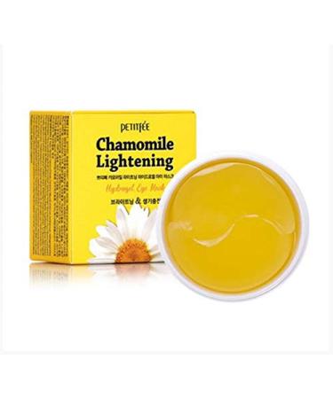 Buy Petitfee Chamomile Lightening Hydrogel Eye Mask - 60 Pcs (84g) | Nourish & Brighten Under Eyes | Fast International Shipping - Buy Online on GoSupps.com