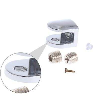 Artibetter 6pcs Glass Clip Desk Partition Clamp Glass Railing Glass Clamps Adjustable Glass Tray Laminate Clamp 2.3X2.2cm Silver - Buy Online on GoSupps.com