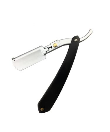 Frcolor razor with simple opening Double hairdresser men razor shaver razor to trim the beard of the beard of the beard razor Razor straight man bamboo shaving metal