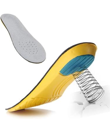 Buy Memory Foam Sport Insoles - Breathable Outdoor Running Shoe Inserts Pad with Silicone Gel Heel Cushion - Medium Size - Buy Online on GoSupps.com