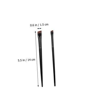 Balacoo Eyeliner Brush Set - 6 Multipurpose Makeup Brushes for Eyeliner & Eyebrows | Newborn Bevel Wood Toiletries - Buy Online on GoSupps.com