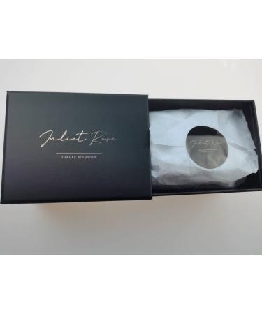 JULIET ROSE Luxury Mulberry Silk Scrunchies Pack of 3 - Large/Extra Large - 100% Pure 22-Momme 6A Mulberry Hair Ties - Stylish Hair Sleep Accessories - No Crease, No Damage - Gray/Black/Lak - Buy Online on GoSupps.com