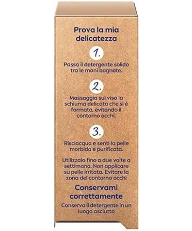 NIVEA Naturally Clean Deep Cleansing Solid Face Scrub 75g 100% natural facial peeling with activated charcoal and citric acid Cleansing facial scrub with vegan formula - Buy Online on GoSupps.com