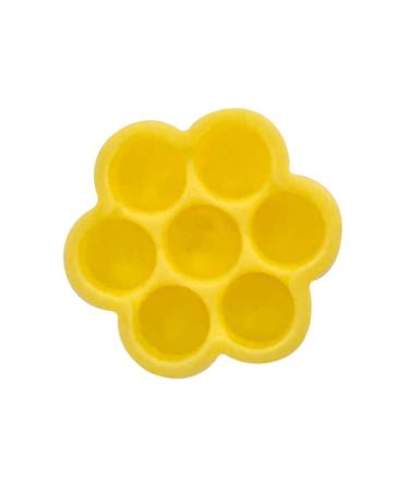 JOVISA Eyelash Extension Glue Holder Honeycomb Cup 100pcs/bag (Yellow)