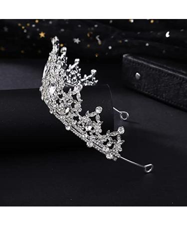 Crown Bride Diadem Crystal Tiara | Elegant Women's Hair Jewelry for Birthdays & Weddings - Perfect Gift - Buy Online on GoSupps.com