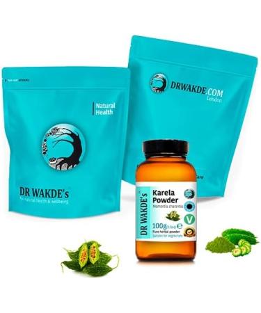 Buy DR WAKDE'S Karela Pulver - 500G | 100% Herbal Ayurvedic Supplement | Bitter Gourd | Quantity Discounts & Same Day Shipping Internationally - Buy Online on GoSupps.com