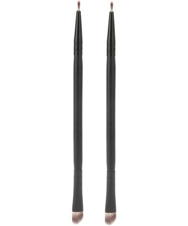 Professional Double Ended Eye Shadow Brush Hypoallergenic Makeup Tool for Easy Application Made of Fibers - Buy Online on GoSupps.com