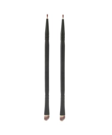 Professional Double Ended Eye Shadow Brush Makeup Tool for Easy Application Made of Fibers