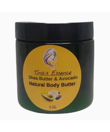 Tina's Essence Shea Butter & Avocado Natural Body Butter 4 oz.