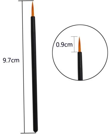 Healeved 50pcs Disposable Eyeliner Brush Eye Liner Wands Cosmetic Wands Liner Brush for Eyes Fine Liner Brush - Buy Online on GoSupps.com