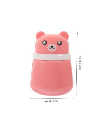 Minkissy 9-Piece Baby Powder Puff Kit and Storage Dispenser Set - Pink Sponge Puffs for Travel and Home Use - Buy Online on GoSupps.com