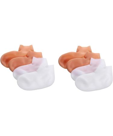 FRCOLOR 4 Pairs Exfoliating Moisturizing Socks Spa Socks for Dry Feet Dry Cracked Feet Socks Moisturizing Heel Socks Heel Spa Socks Moisture Socks Beauty Socks Gloves Sebs Pedicure Women's - Buy Online on GoSupps.com
