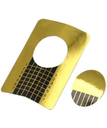 KingOfHearts - 500 Disposable Self Adhesive Paper Nail Forms for Acrylic UV Gel French Manicure Pedicure Nail Art Le style-5 - Buy Online on GoSupps.com