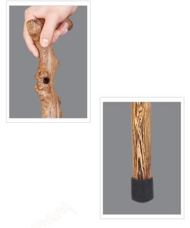Carved Cane Solid Wood Old Man Walking Stick Wood Cane WoodenCanes for Men and Women - Buy Online on GoSupps.com