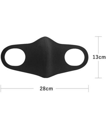 Riou 5-Piece Washable Cotton Mouth Protection - Breathable Dustproof Face Covering for Men & Women (Z-14) - Buy Online on GoSupps.com