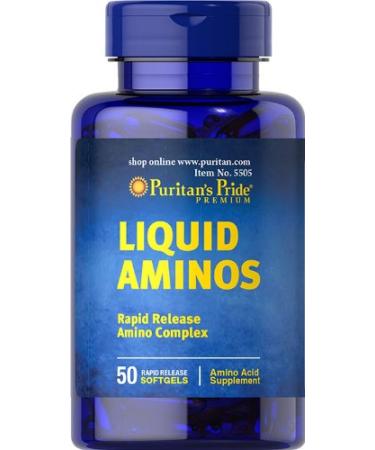Puritan's Pride Liquid Aminos-50 Softgels