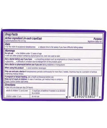 ZzzQuil Nighttime Sleep Aid - LiquiCaps - 12 Ct. Pack of 4 - Buy Online on GoSupps.com