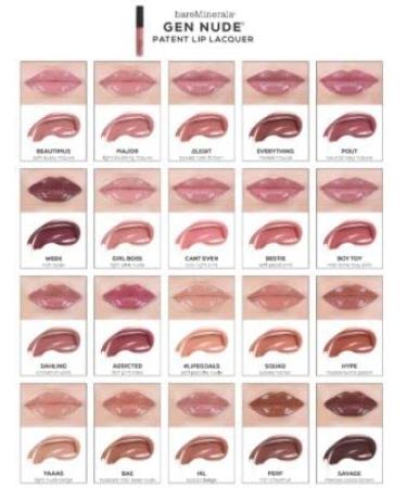BareMinerals Gen Nude Patent Lip Lacquer IRL for Women 0.12oz - Long Lasting Gloss - Buy Online on GoSupps.com