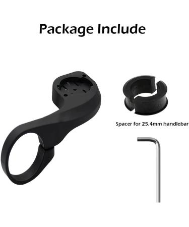 Thinvik Garmin Edge Bike Computer Mount | Compatible with Garmin Edge 830/820/810/800/530/520 Plus/510/500/200/130/25 | 31.8mm/25.4mm Handlebar | Basic Design - Buy Online on GoSupps.com