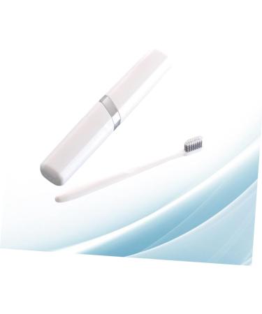Gatuida Travel Toothbrush Organizer - Premium Toothbrush Case for Adults | Durable & Portable PP Holder in White - Buy Online on GoSupps.com
