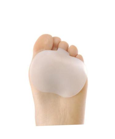GLEAVI Insoles for High Heels Pair Foot Straighter Foot Separator for Bunion Gel Bunion Protector Insole Forefoot Pad Spreader Soft White Gel Bunion Toe Spreader