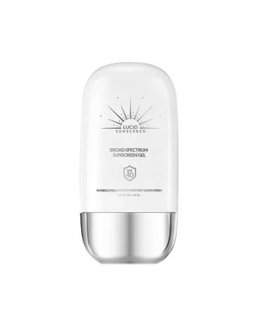 LUCID SUNSCREEN | Crystal Sheer 40 SPF Sunscreen - Transparent UV Defense - Non-Greasy Ultimate Sun Protection