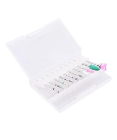 Ipetboom Manicure Tools Professional 1 Set Nail Polish Head Set Tungsten Steel Nail Manicure Alloy Tungsten Steel Professional Manicure Tools