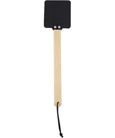 liangshi Leather Swatter Wooden Handle Household (Charcoal Black) - Buy Online on GoSupps.com