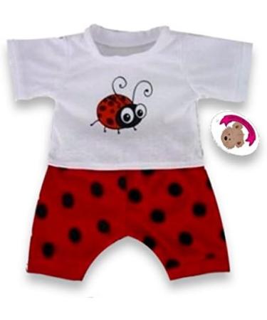 Bug PJ's & Slippers for Build-A-Bear Teddies - Red Teddy Bear Clothes - Buy Online on GoSupps.com