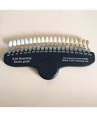 Uadme 20-Color Tooth Whitening Set - Ultimate 3D Color Scale & Guide for Perfect Teeth Whitening | Oral Care Dentist Tools - Buy Online on GoSupps.com