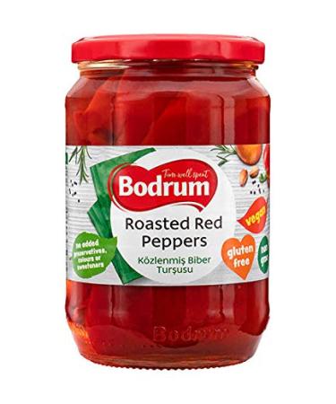 Pickled Roasted Red Peppers in Vinegar Bodrum 670g